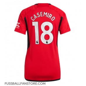 Manchester United Casemiro #18 Replik Heimtrikot Damen 2023-24 Kurzarm